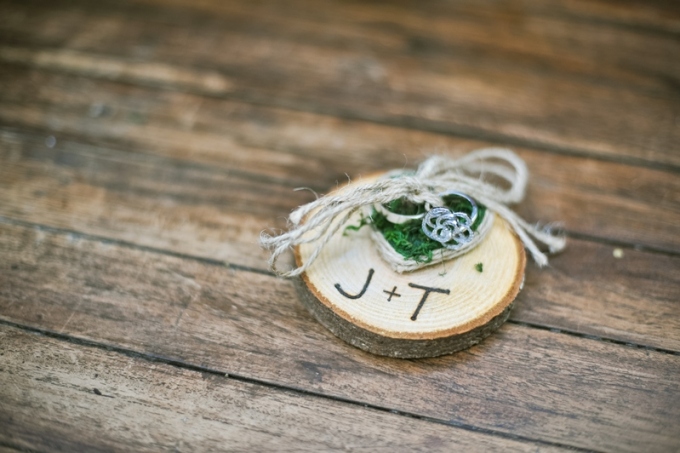Ring holder lovingly made by Krystal Geevarughese